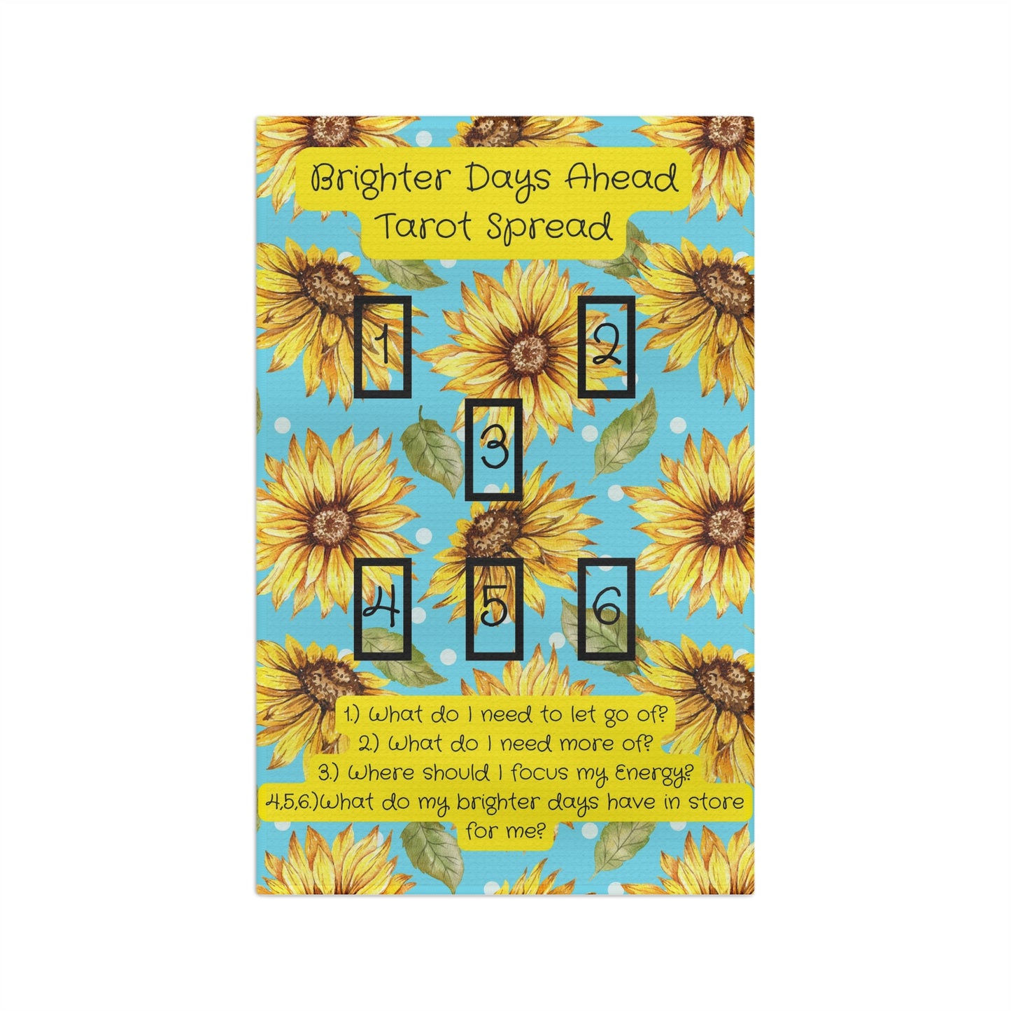 Brighter Days Ahead Tarot Tea Towel