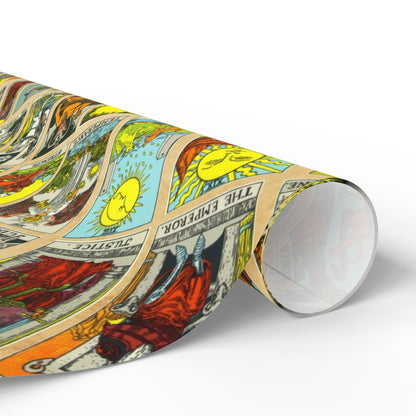 Tarot Card Wrapping Paper