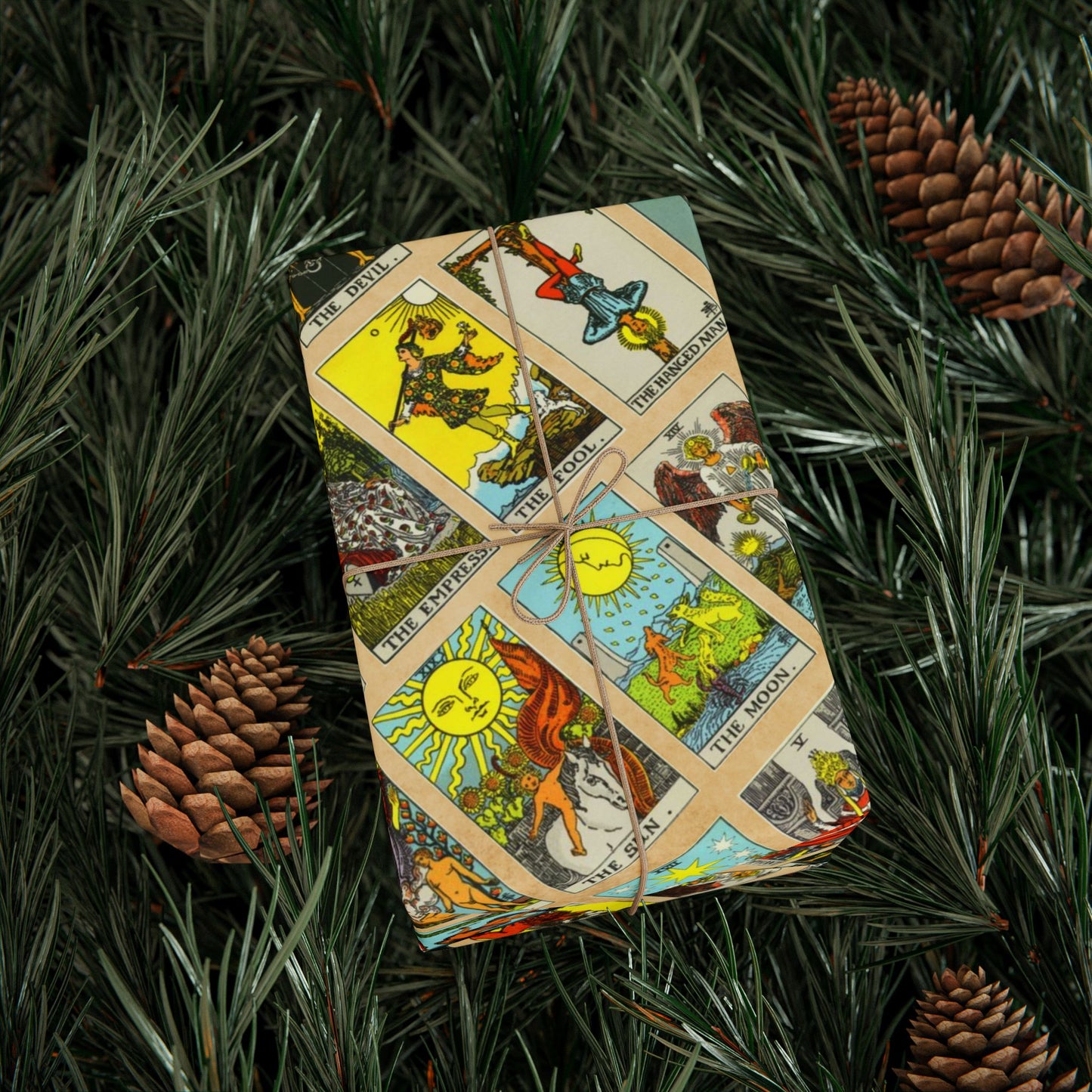 Tarot Card Wrapping Paper