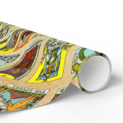 Tarot Card Wrapping Paper