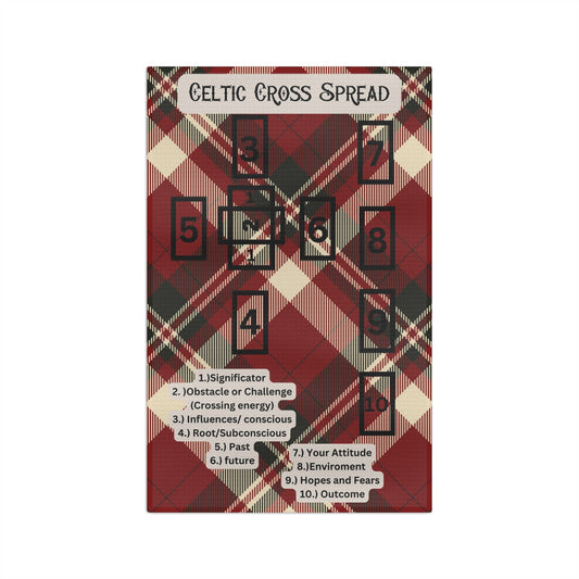 Celtic Cross Tarot Tea Towel