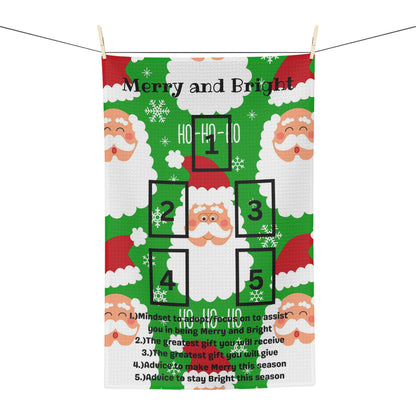 Merry and Bright Tarot Tea Towel