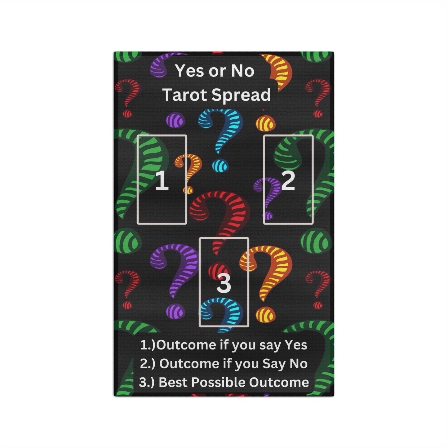 Yes or No Tarot Tea Towel