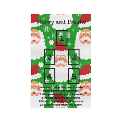 Merry and Bright Tarot Tea Towel