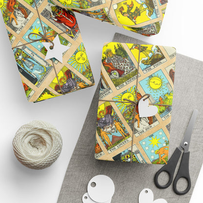 Tarot Card Wrapping Paper