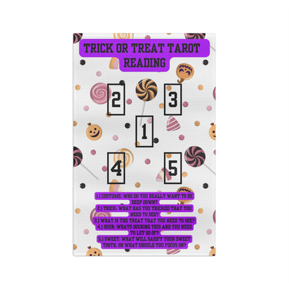 Trick or Treat Tarot Tea Towel