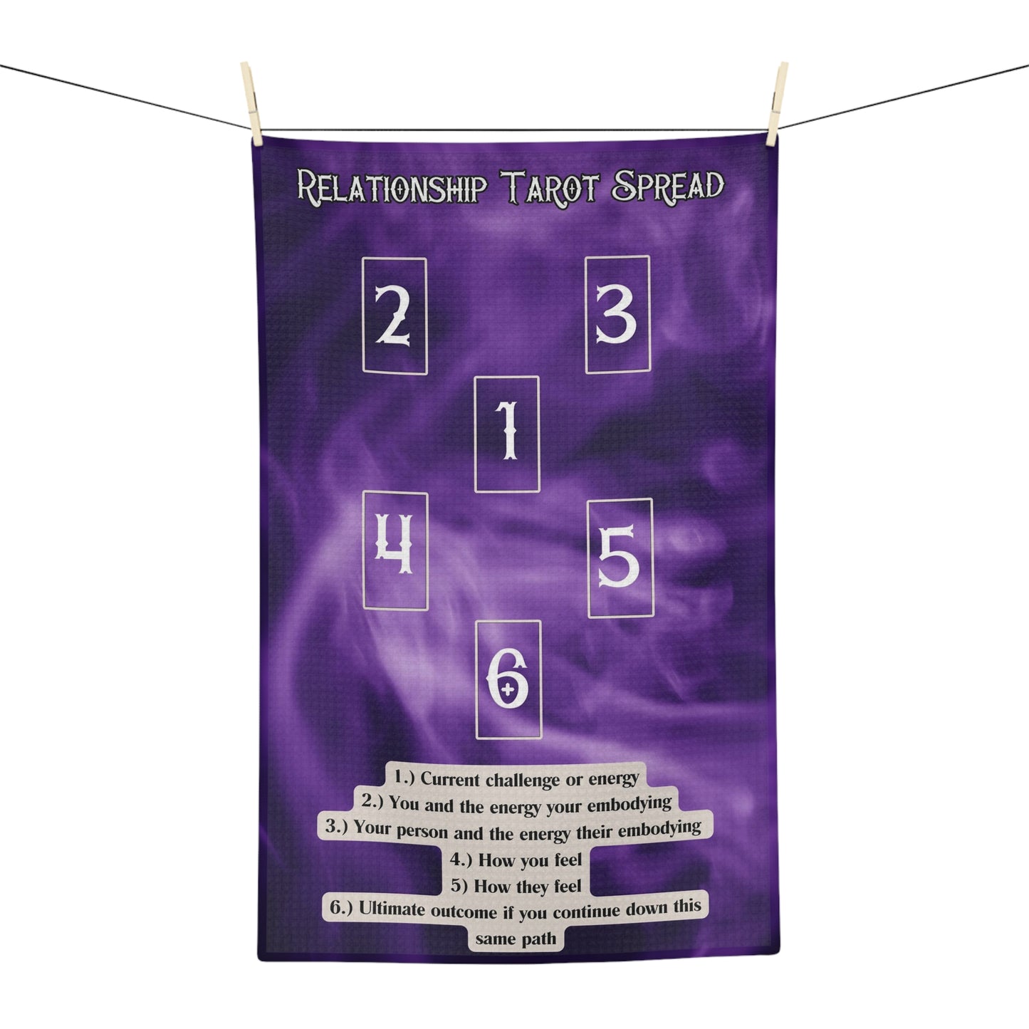 Love Reading Tarot Tea Towel